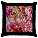 Abstract wings Throw Pillow Case (Black)