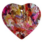 Abstract wings Heart Ornament (Two Sides)
