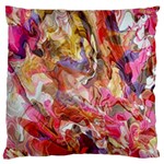 Abstract wings Large Cushion Case (One Side)