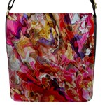 Abstract wings Flap Closure Messenger Bag (S)