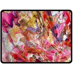 Abstract wings Two Sides Fleece Blanket (Large)