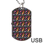 Beautiful Pattern Dog Tag USB Flash (One Side)