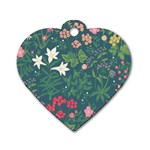 Spring design  Dog Tag Heart (Two Sides)