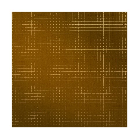 Anstract Gold Golden Grid Background Pattern Wallpaper Square Tapestry (Large) from ArtsNow.com Front