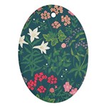 Spring small flowers Ornament (Oval)