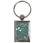 Spring small flowers Key Chain (Rectangle)