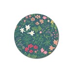 Spring small flowers Magnet 3  (Round)