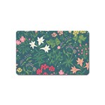 Spring small flowers Magnet (Name Card)