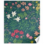 Spring small flowers Canvas 8  x 10 