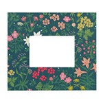 Spring small flowers White Wall Photo Frame 5  x 7 