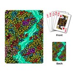 Background Leaves River Nature Playing Cards Single Design (Rectangle)