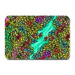 Background Leaves River Nature Plate Mats