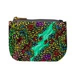 Background Leaves River Nature Mini Coin Purse