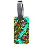 Background Leaves River Nature Luggage Tag (one side)