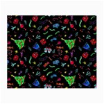 New Year Christmas Background Small Glasses Cloth