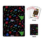 New Year Christmas Background Playing Cards Single Design (Rectangle)