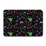 New Year Christmas Background Small Doormat