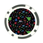 New Year Christmas Background Poker Chip Card Guard