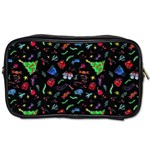 New Year Christmas Background Toiletries Bag (One Side)