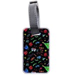 New Year Christmas Background Luggage Tag (two sides)