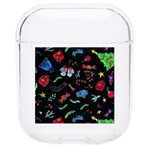 New Year Christmas Background Hard PC AirPods 1/2 Case