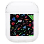New Year Christmas Background Soft TPU AirPods 1/2 Case