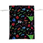 New Year Christmas Background Lightweight Drawstring Pouch (XL)