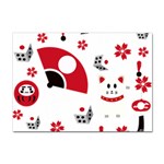 Assorted Illustration Lot Japan Fundal Japanese Sticker A4 (10 pack)