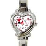 Assorted Illustration Lot Japan Fundal Japanese Heart Italian Charm Watch