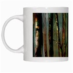 Woodland Woods Forest Trees Nature Outdoors Cellphone Wallpaper Mist Moon Background Artwork Book Co White Mug