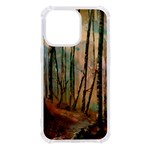 Woodland Woods Forest Trees Nature Outdoors Cellphone Wallpaper Mist Moon Background Artwork Book Co iPhone 13 Pro TPU UV Print Case