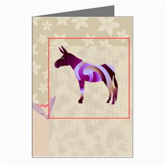 Swirl donk Greeting Card from ArtsNow.com Left