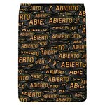 Abierto neon lettes over glass motif pattern Removable Flap Cover (S)