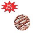 ChromaticMosaic Print Pattern 1  Mini Magnets (100 pack) 