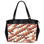 ChromaticMosaic Print Pattern Oversize Office Handbag (2 Sides)