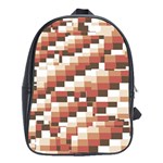 ChromaticMosaic Print Pattern School Bag (XL)