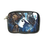 Steampunk Woman With Owl 2 Steampunk Woman With Owl Woman With Owl Strap Coin Purse