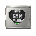 Gym mode Mega Link Heart Italian Charm (18mm)