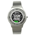Gym mode Stainless Steel Watch
