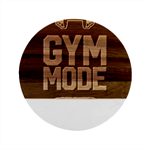 Gym mode Marble Wood Coaster (Round)