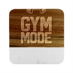 Gym mode Marble Wood Coaster (Square)