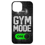 Gym mode iPhone 14 Black UV Print Case