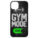 Gym mode iPhone 14 Plus Black UV Print Case