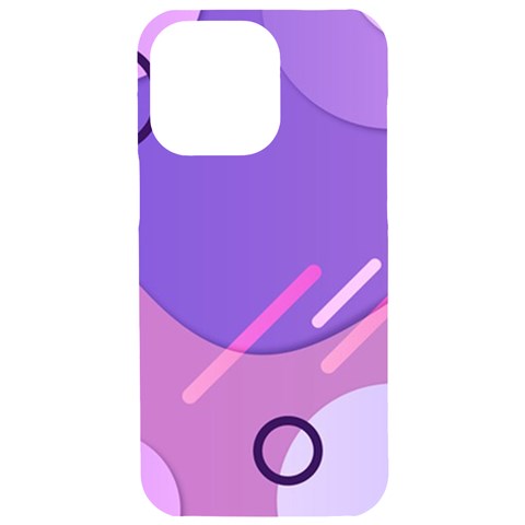 Colorful Labstract Wallpaper Theme iPhone 15 Pro Max Black UV Print PC Hardshell Case from ArtsNow.com Front