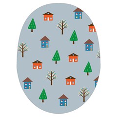 House Trees Pattern Background Microwave Oven Glove from ArtsNow.com Palm