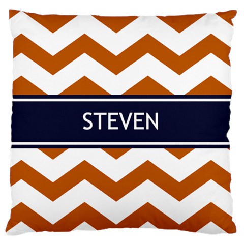 Personalized Monogram Name Any Text Large Cushion Case Large Cushion Case (One Side) from ArtsNow.com Front