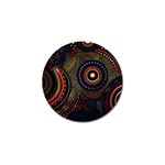 Abstract Geometric Pattern Golf Ball Marker (4 pack)