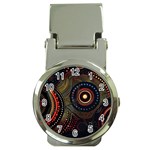 Abstract Geometric Pattern Money Clip Watches