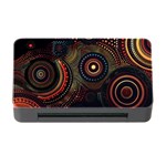 Abstract Geometric Pattern Memory Card Reader with CF