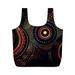 Abstract Geometric Pattern Full Print Recycle Bag (M)